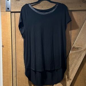 Premise Black Short Sleeve Top
